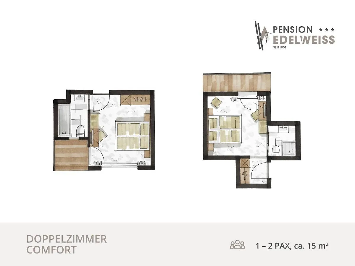 Edelweiss Echt-Charmant Bed & Breakfast Sölden